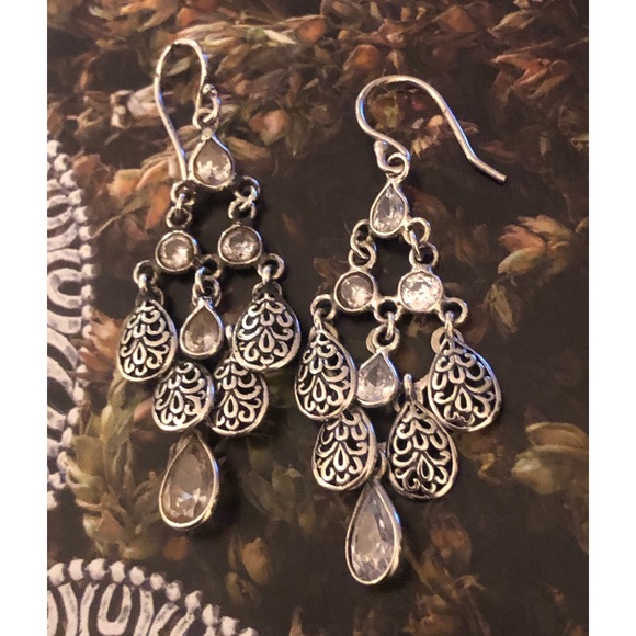 Silpada Sterling Silver Chandelier Earrings - Picture 2 of 4